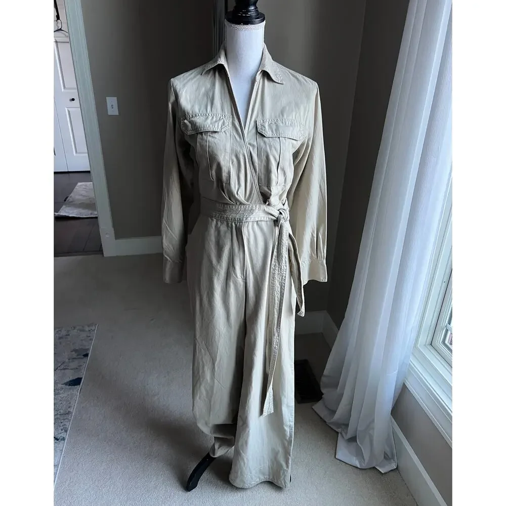 Banana Republic twill jumpsuit size 0 - Picture 9 of 9